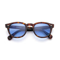 519-M Marrone Tartarugato Opaco - Blu Sfumato